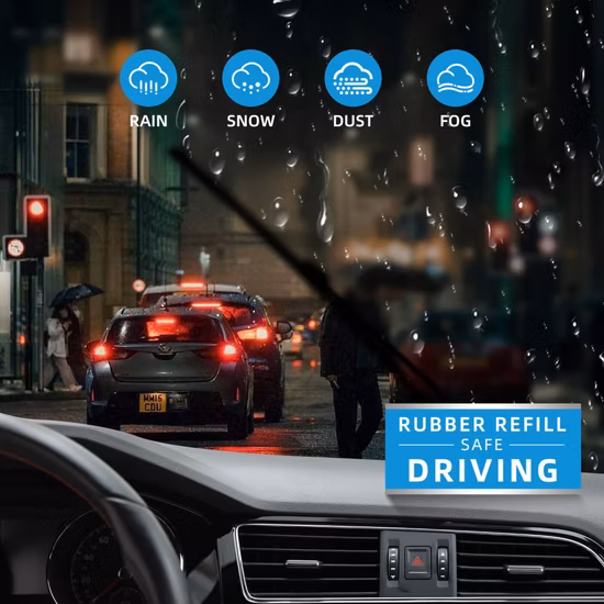 Produto de plástico de alta qualidade, acessórios automotivos, pára-brisa do carro/pára-brisas, lâmina do limpador de chuva